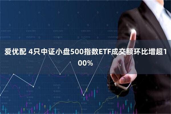 爱优配 4只中证小盘500指数ETF成交额环比增超100%
