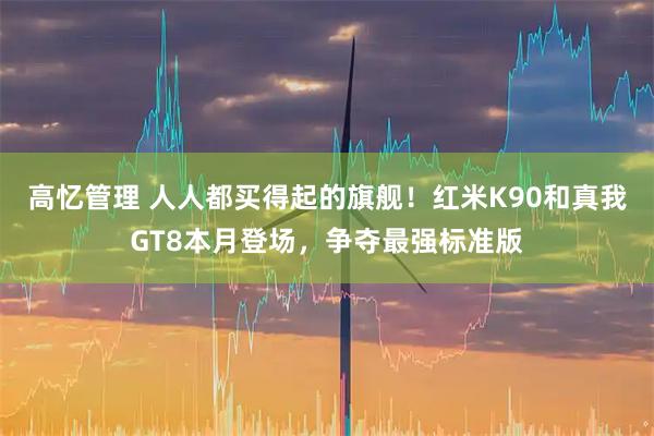 高忆管理 人人都买得起的旗舰！红米K90和真我GT8本月登场，争夺最强标准版