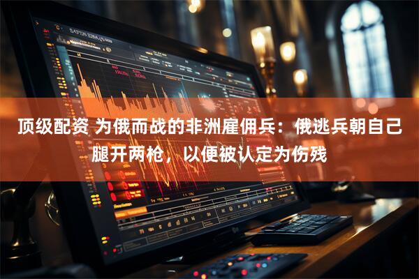 顶级配资 为俄而战的非洲雇佣兵：俄逃兵朝自己腿开两枪，以便被认定为伤残